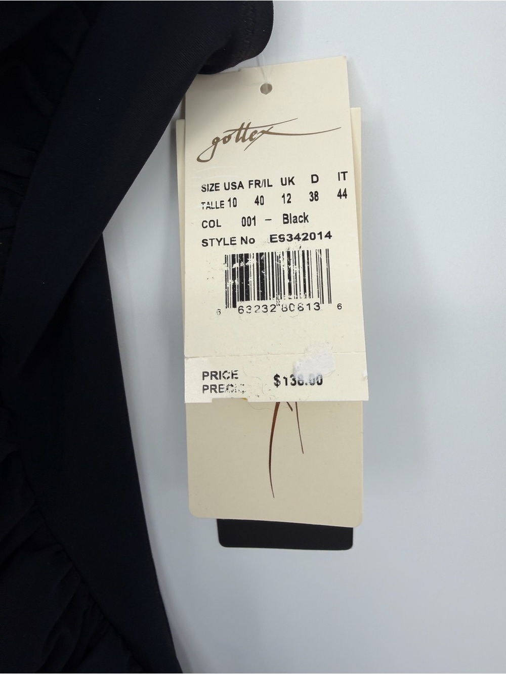 Profile By Gottex Ladies One Piece Adjustable Straps Swimsuit Size 10 NWT Black - Picture 4 of 4